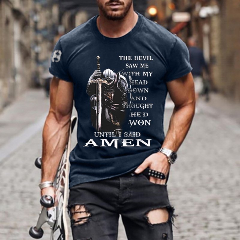 The Devil Saw Me With My Head Down And Thought He'd Won Men's T-shirt