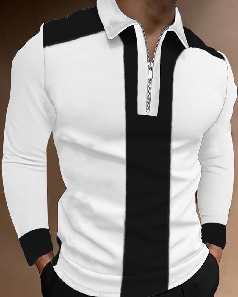 Men's Lapel Polo Shirt