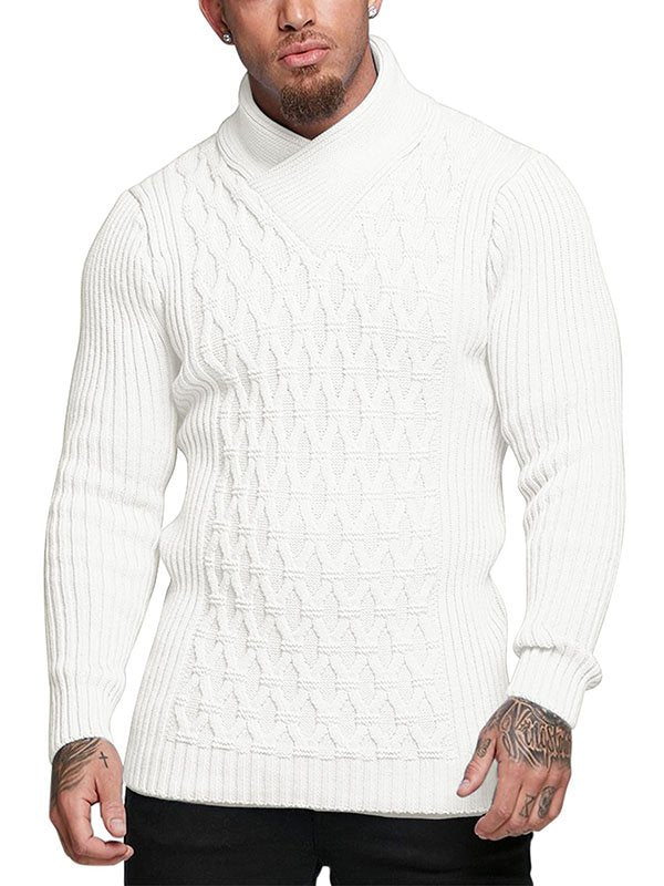 Men's knitted pullover sweater