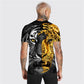 Men's Unisex T shirt 3D Print Graphic Prints Tiger Crew Neck Daily Hol Black M