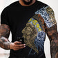 Men's T-Shirt 3D Print Graphic Optical Illusion Plus Size Short Sleeve Casual Tops