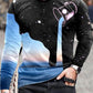 Men's Water Pattern Long Sleeve Tee As Picture L