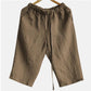 Men's Cotton Linen Casual Short Pants Loose Breathable Shorts