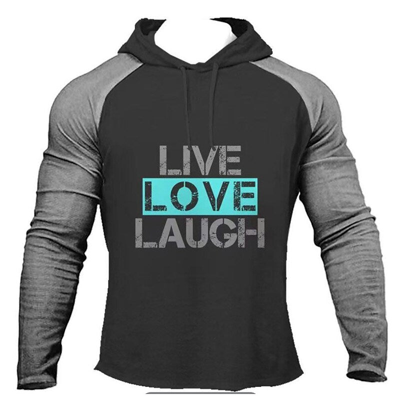 LOVE LOVE LAUGH Black S