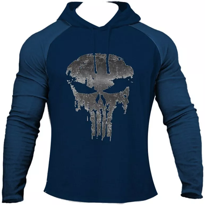 Skeleton💀 Navy Blue S