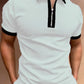 Impact zipper leisure polo shirt