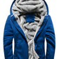 Man Casual Fleeced Hoodie Coats