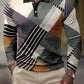 Men's Business Polo Shirt Casual Lapel Printed Polo Shirt