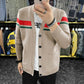 Men&#039;s Casual Knitted Cardigan Top Black L