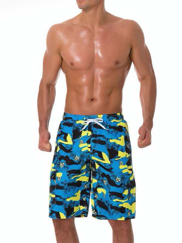 Men's Summer Hawaii Camouflage Casual Shorts