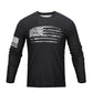 Men's American Flag Patriotic Long Sleeve T-shirts