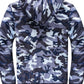 Man Casual Fleeced Hoodie Printed Coats