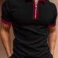 Impact zipper leisure polo shirt