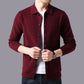 Men&#039;s Casual Knitted Cardigan Top Black L