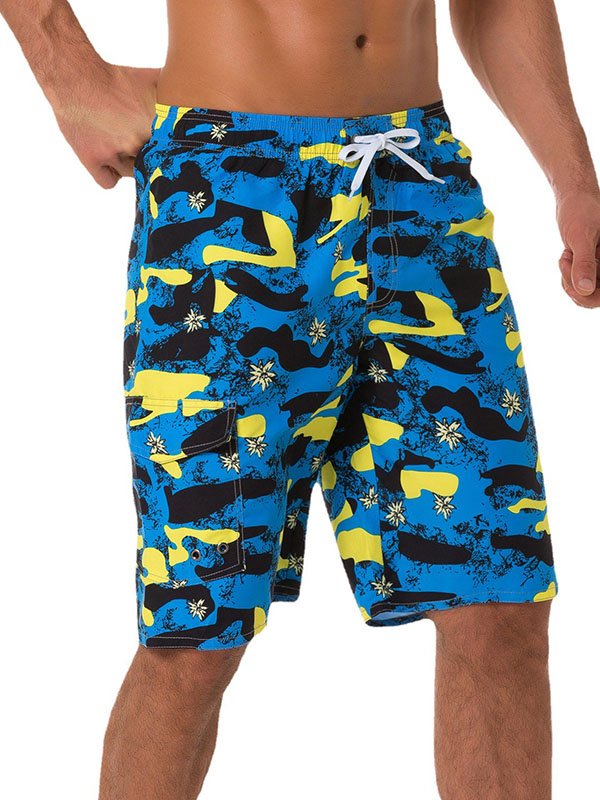 Men's Summer Hawaii Camouflage Casual Shorts