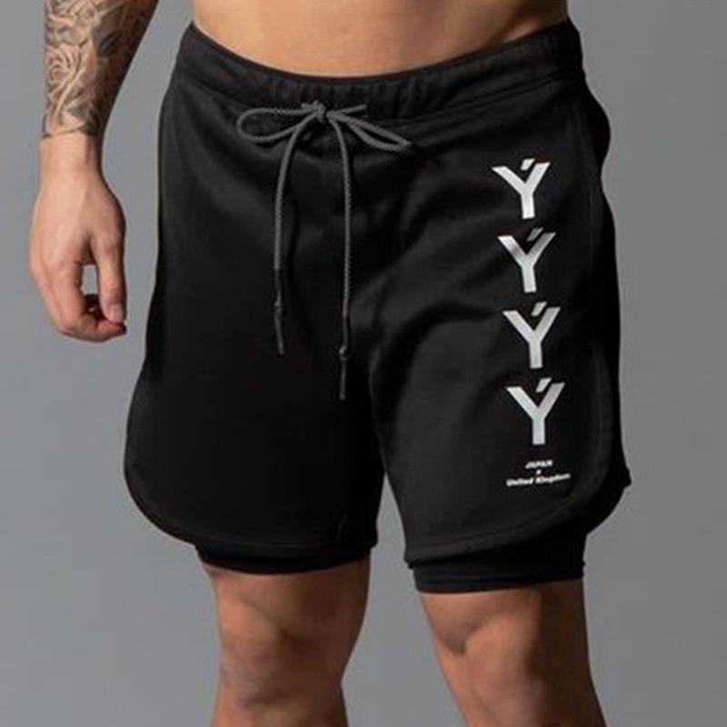 Men's Quick-drying Casual Loose Double-deck Shorts