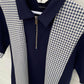 Portman Check Panel Polo Navy