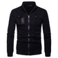Men's Casual Stand-Collar Multi-Pocket Zipper Cardigan Top