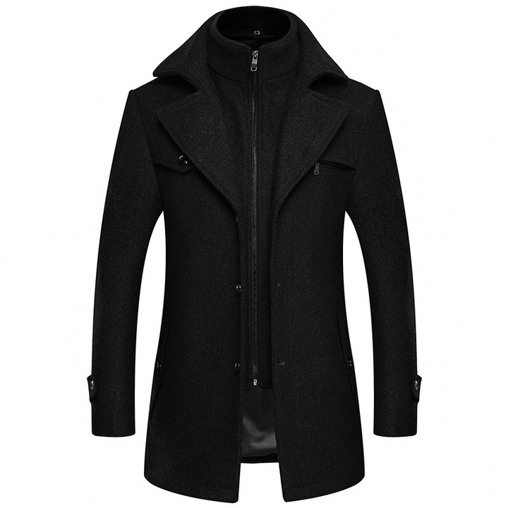 Men's Slim Large Size Thick Wool Jacket