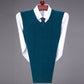 Men&#039;s Casual V-Neck Waistcoat Sweater Knit Sweater Black XL