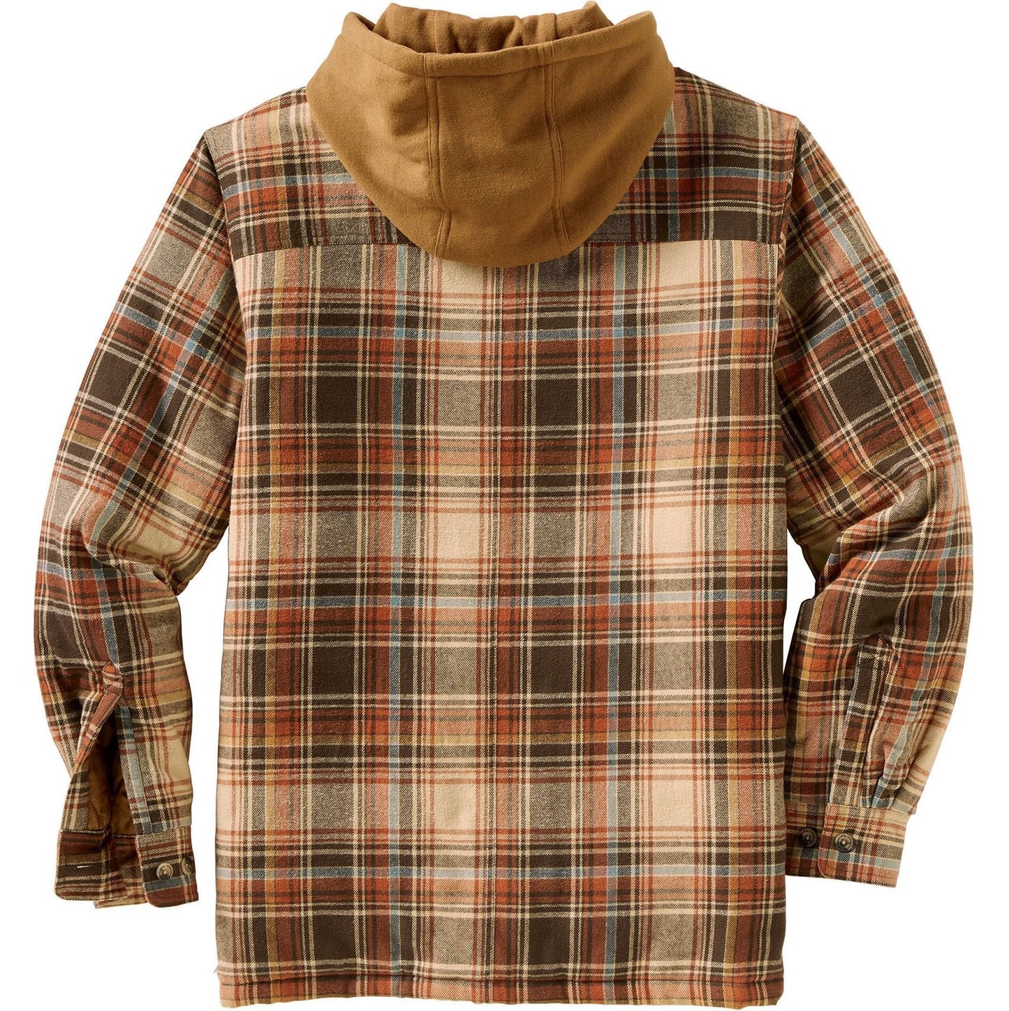 Men's Autumn & Winter Outdoor Casual Checked Hooded Jacket