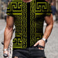 Men 3D Tees Graphic Print Short Sleeve Tops Casual Designer Summer