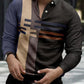 Men's Business Polo Shirt Vintage Lapel Polo Shirt