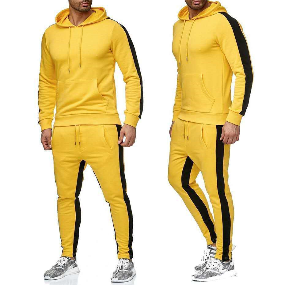 Men's casual sportswear hooded sweater suit