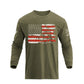 Men's American Flag Graphic Long Sleeve T-Shirt