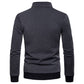 Men's Casual Stand-Collar Multi-Pocket Zipper Cardigan Top