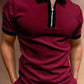 Impact zipper leisure polo shirt
