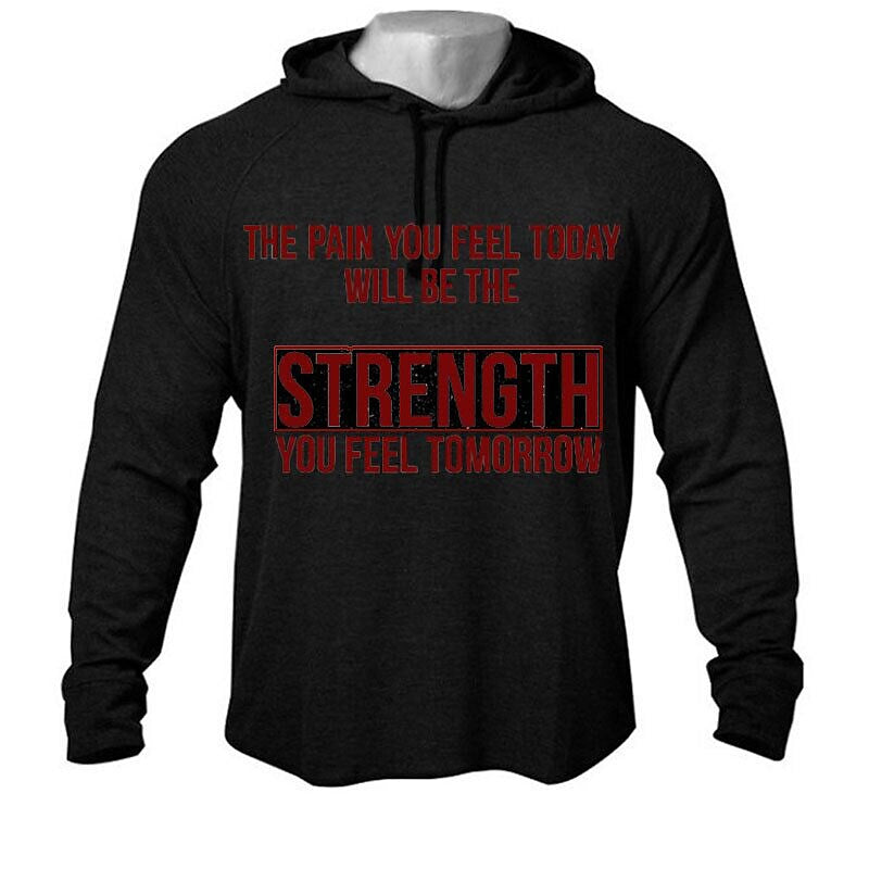 STRENGTH YOU FEEL TOMORROW Black S