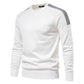 Spliced Drop Sleeve Sweater Men