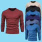 Mens Thick Sweater Round Neck Slim Quality Sweater