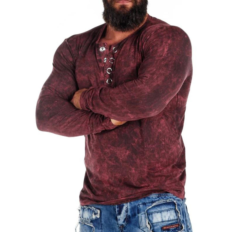 Men'S Plus Size Unforgettable Cipo & Baxx Longsleeve - Vine Red