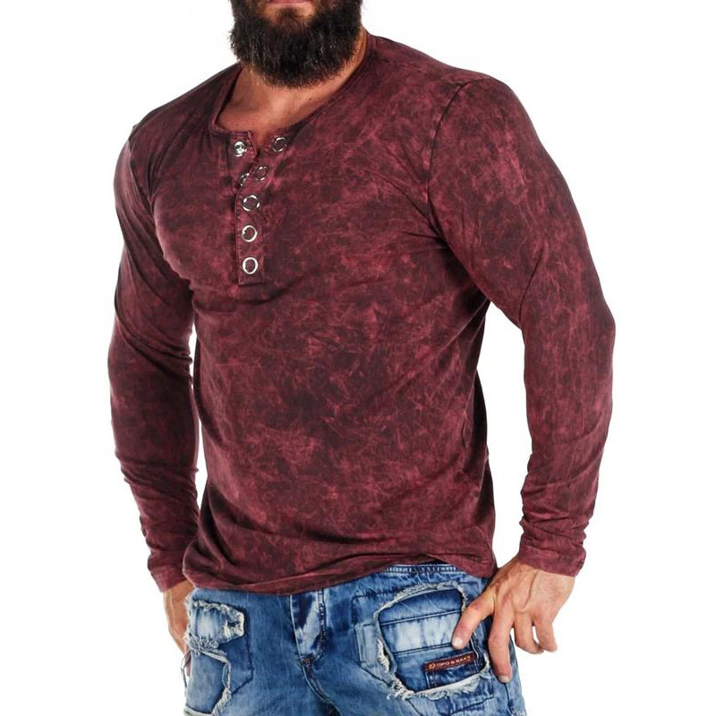 Men'S Plus Size Unforgettable Cipo & Baxx Longsleeve - Vine Red