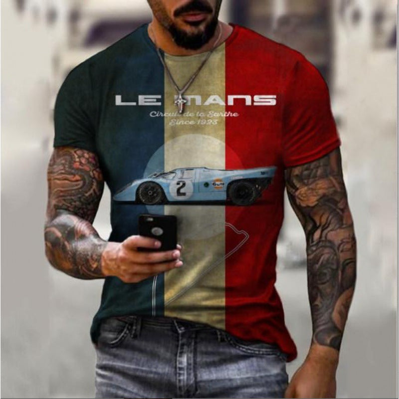 Men's 3D Abstract Print T-Shirt