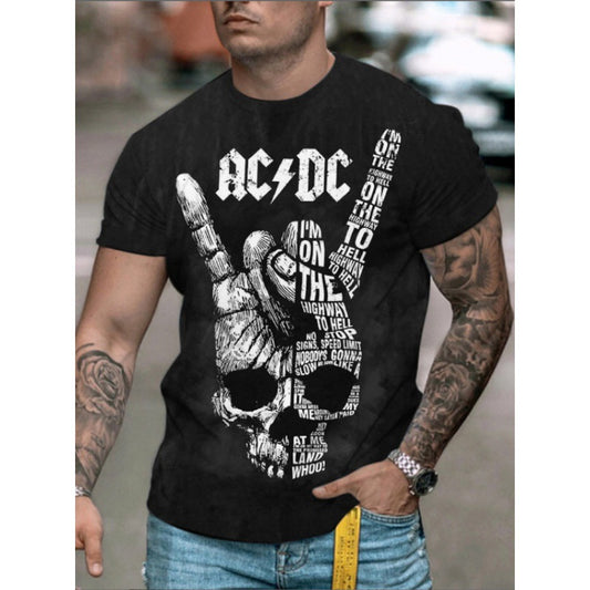 Men's 3D Abstract Print T-Shirt