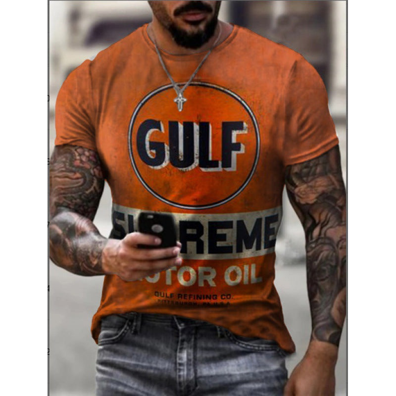 Men's 3D Abstract Print T-Shirt