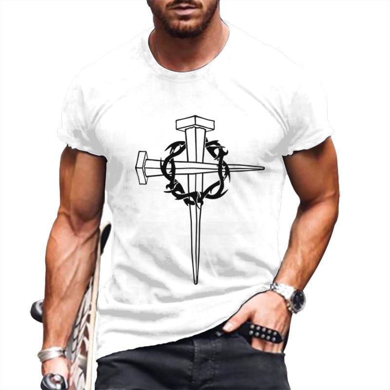 Men's printed short sleeves t-shirts