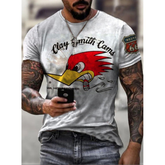 Men's 3D Abstract Print T-Shirt