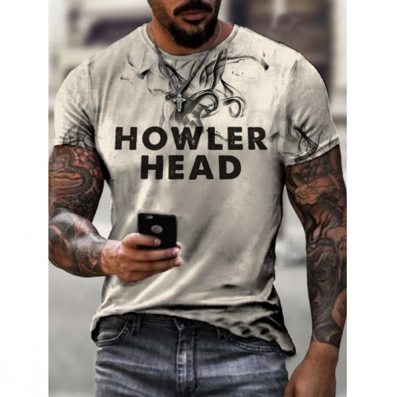 Men's 3D Abstract Print T-Shirt