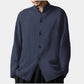 Vintage Chinese Style Stand Collar Casual Loose Shirt for Men