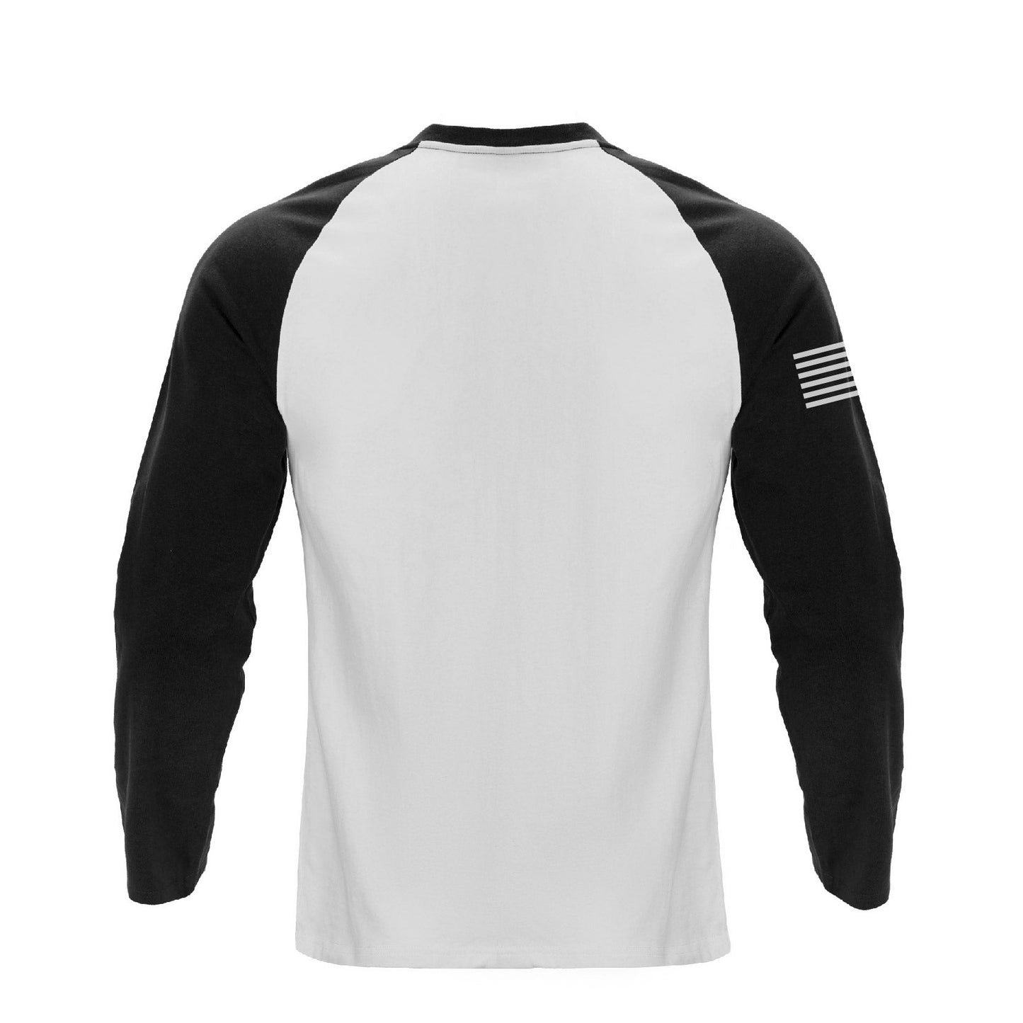 Men's Patriotic American Flag Raglan Sleeve Long Sleeve T-shirts