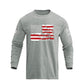 Men's American Flag Graphic Long Sleeve T-Shirt