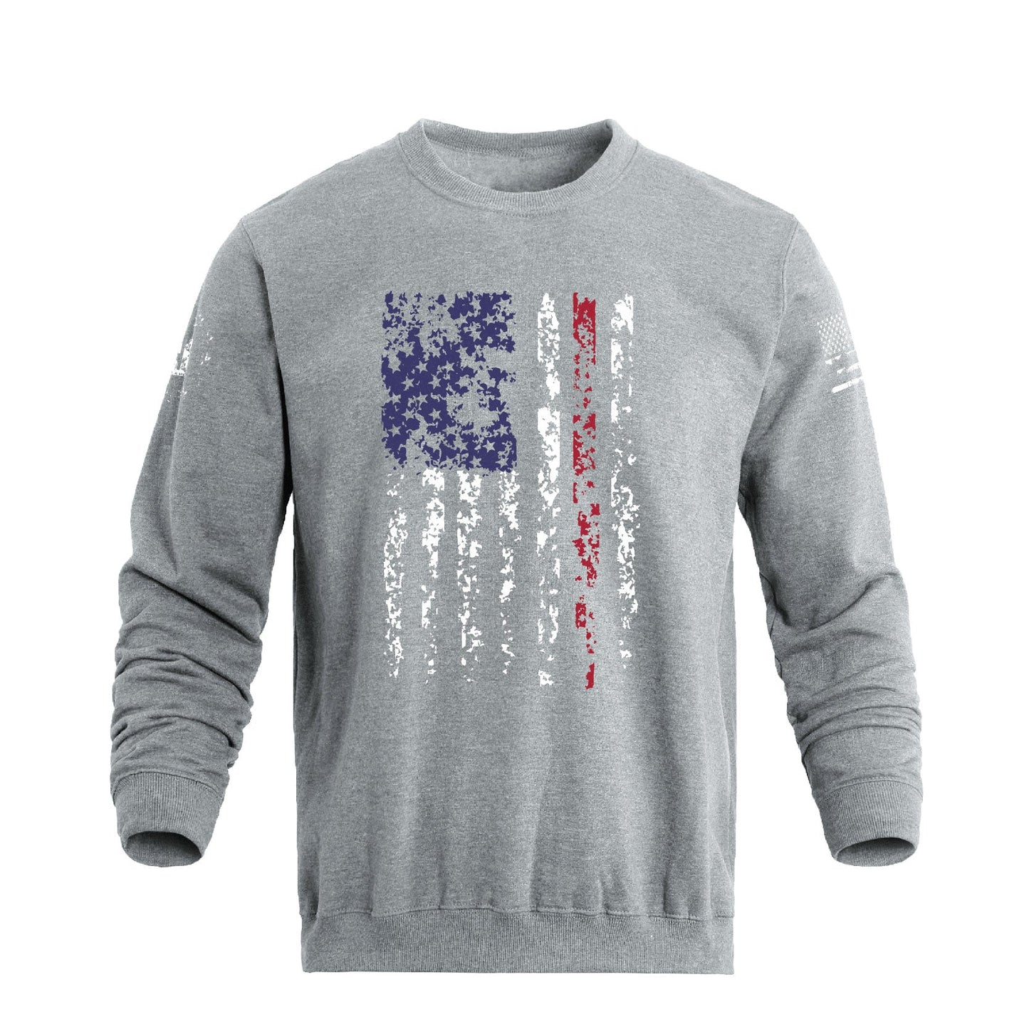 Men's 100% Cotton Patriotic American Flag Graphic Sweatshirts