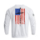 Men's 100% Cotton Patriotic American Flag  Cross Graphic Midweight Sweatshirts