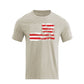 Men's 100% Cotton Patriotic American Flag Graphic Short-sleeve T-shirt
