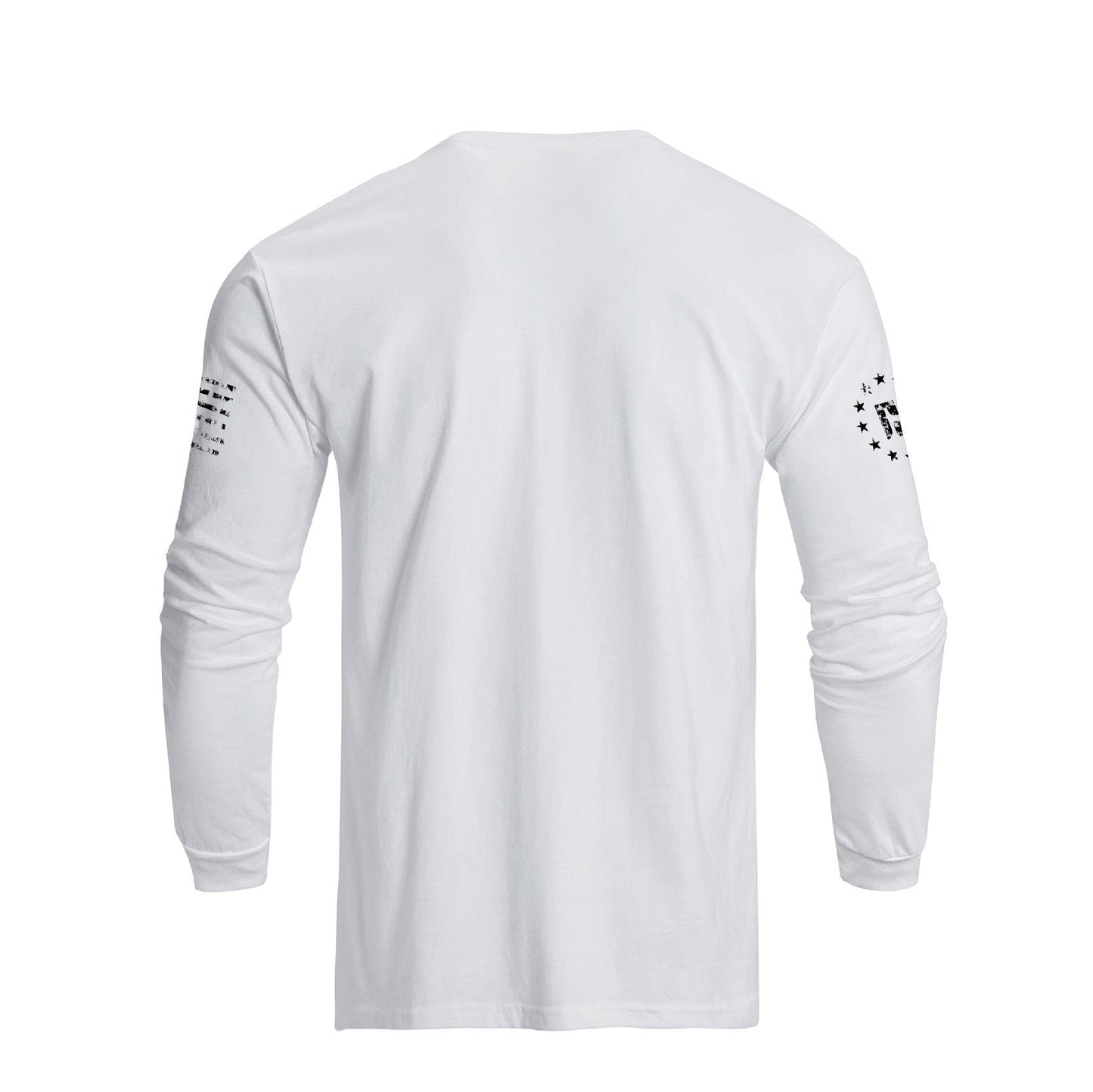 Men's 100% Cotton Patriotic American Flag GFC Graphic Midweight Long Sleeve T-shirts