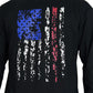 Men's American Flag Shield Graphic Long Sleeve  T-Shirt